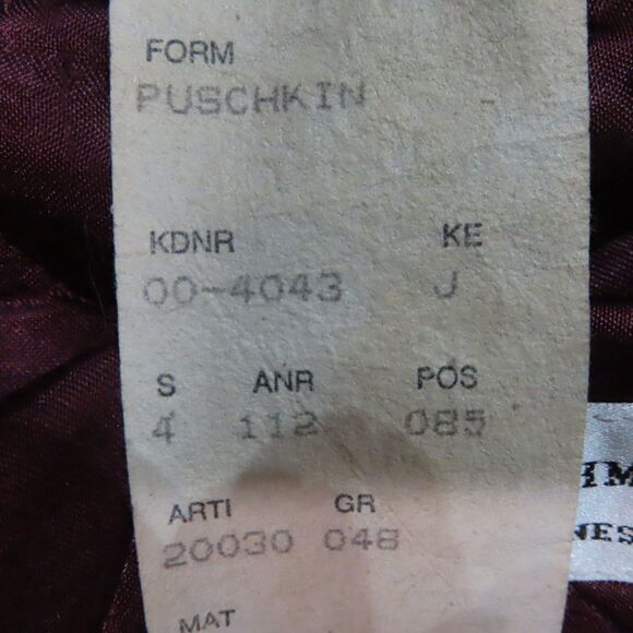 Vintage Hugo Boss Cashmere Wool Bomber Jacket Blue Full Zip Quilted Liner Medium - Picture 9 of 14